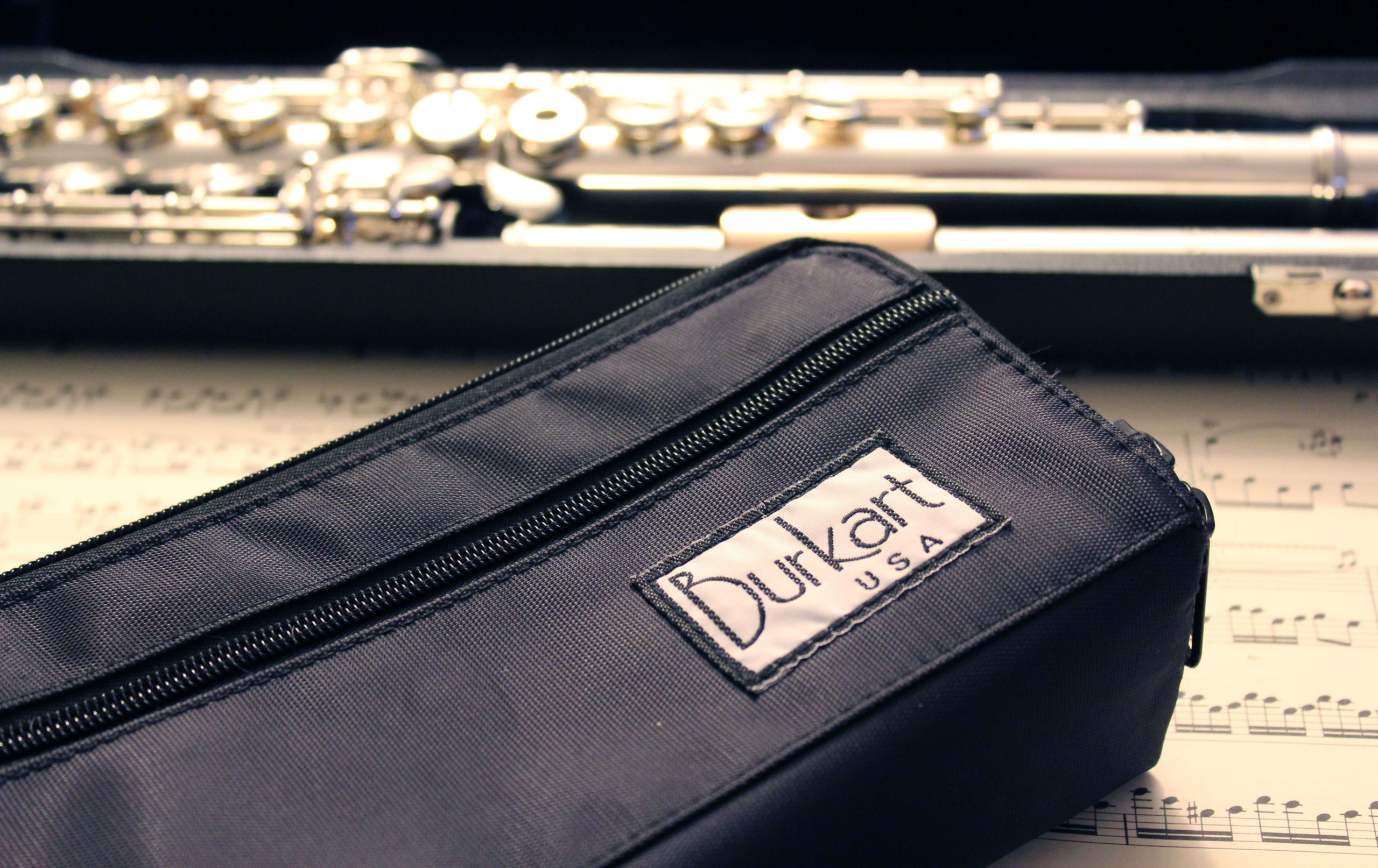 Burkart Flute in Case with Case Cover